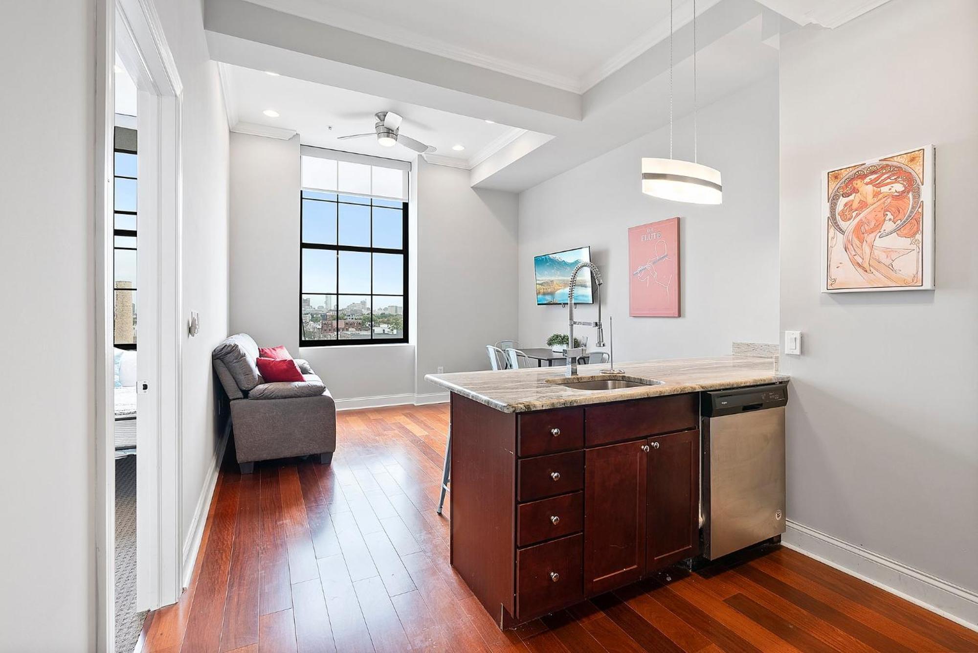 Apartment High-end 1br W Rooftop Amenities *